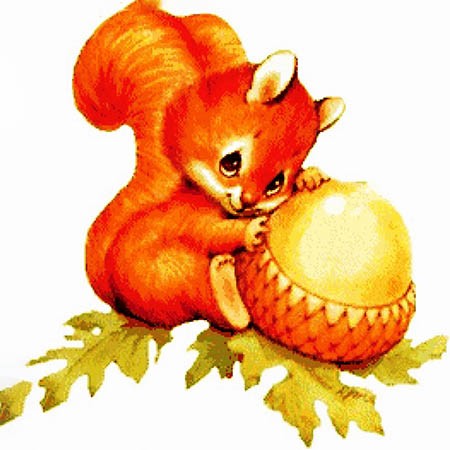 белочки – композиция из мультфильма