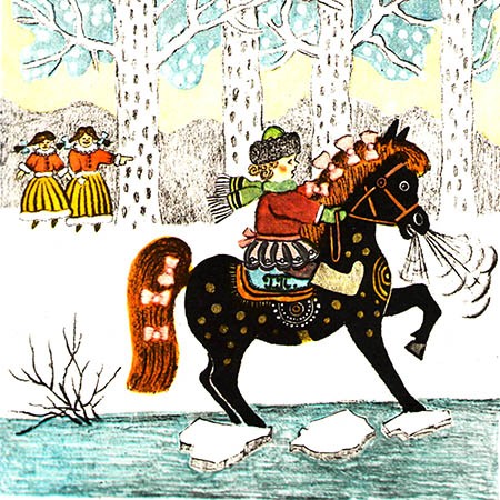 Как на тоненький ледок – русская народная песня