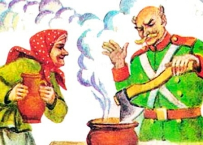Каша из топора – русская народная аудиосказка