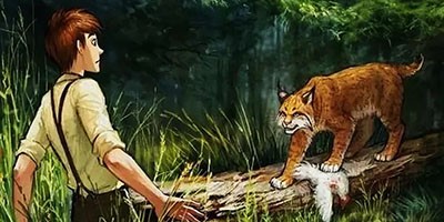 Мальчик и рысь