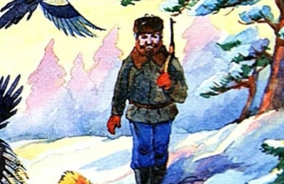 Охотник и собаки