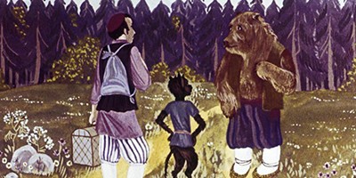 Портной, бесенок и медведь