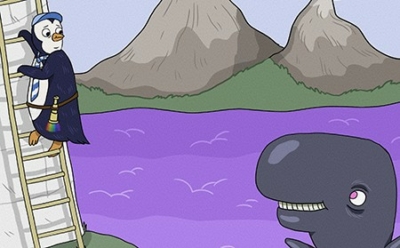 Whale and Penguin
