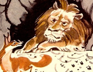 Лев и лисица