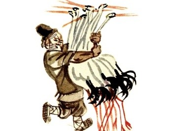 Журавль и аист