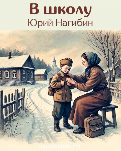 В школу