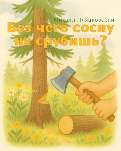 Без чего сосну не срубишь?