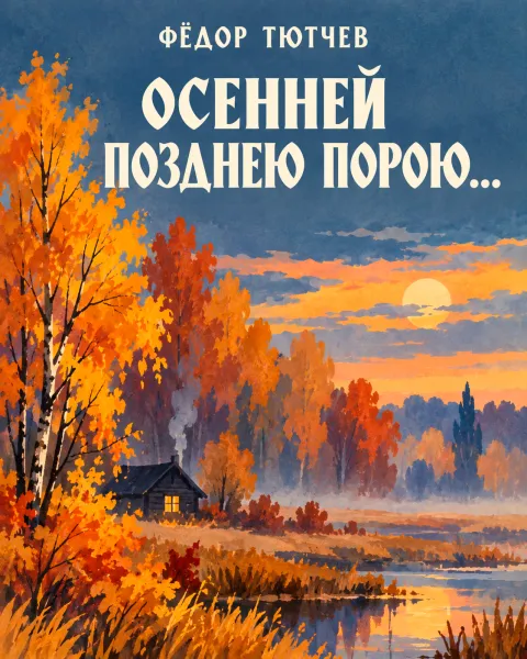 «Осенней позднею порою...»