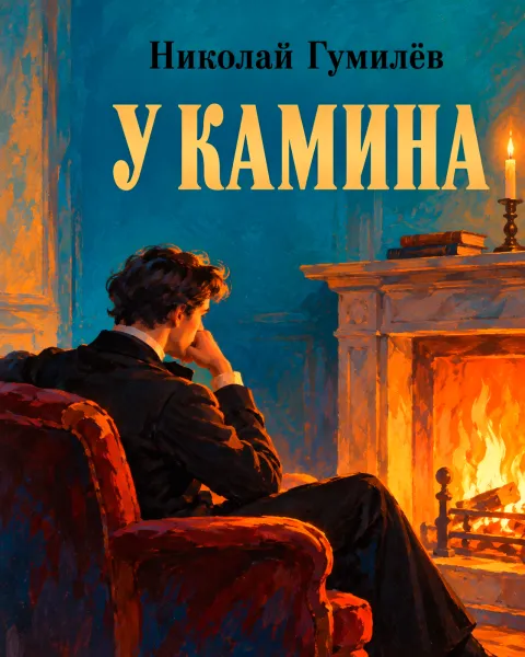 У камина