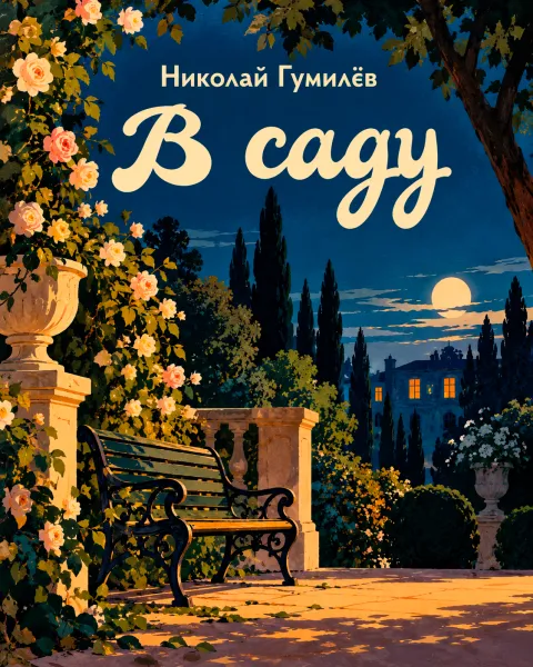 В саду
